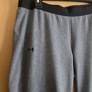 Under Armour Grey Jogger Pants with Black Waistband, 10